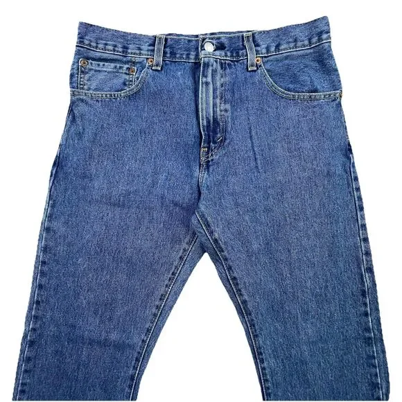 Levi's 517 Bootcut Jeans Men's 32x32 Blue Denim Cotton Western Workwear