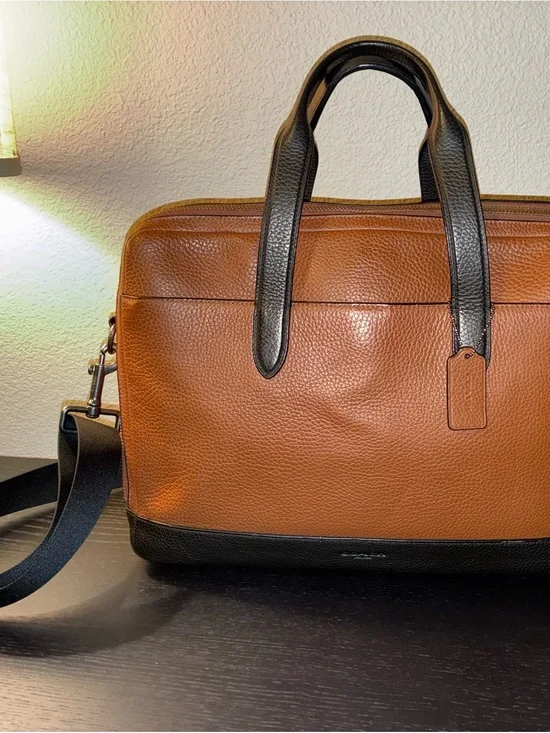 Coach Hamilton Leather Briefcase (F27617)