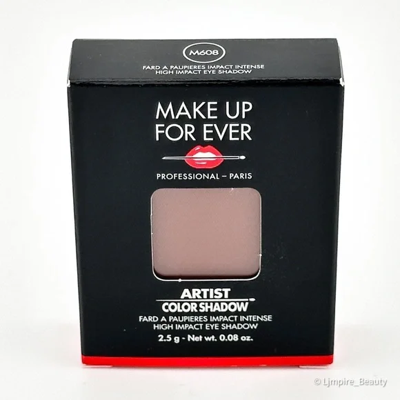🆕 MAKE UP FOR EVER Artist Color Shadow Refill/Recharge in Shade: M608 NIB Matte