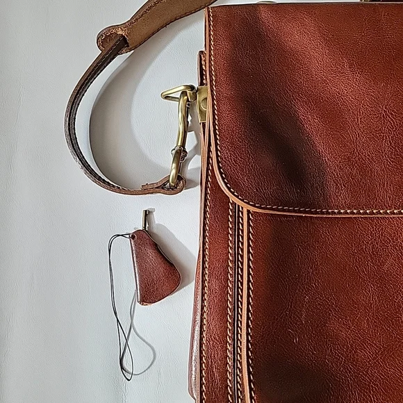 FLOTO CEO Brown Leather Unisex Bag