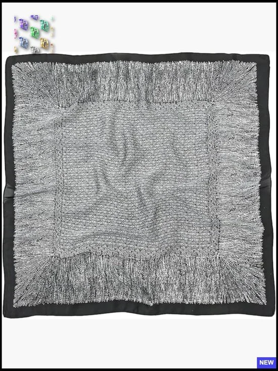 Large Square Silk Like Head Scarf 35in Hair Wrap Bandana Versatile