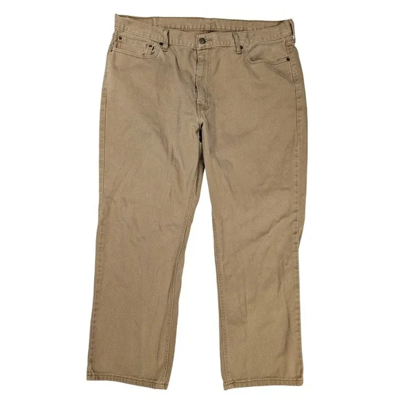 Levi's 541 Athletic Fit Taper Straight Leg‎ Brown Denim Men's Size 42x30