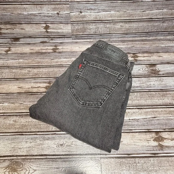 Levi's 505 Regular Fit Jeans Mens 31x30‎ Actual Gray Straight Leg Denim