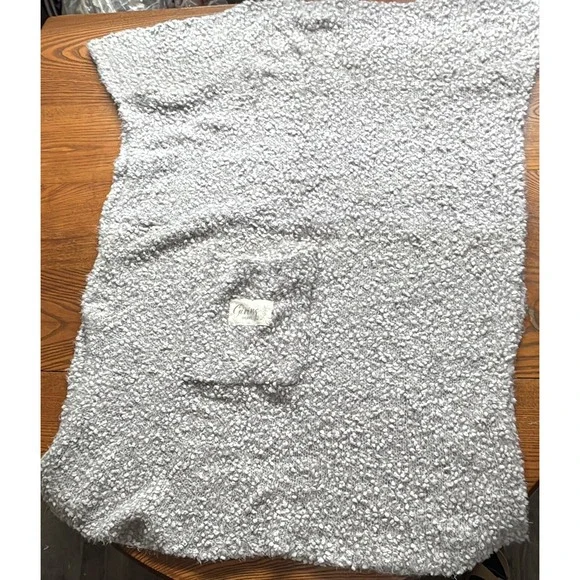 Giving‎ Collection Popcorn Knit Shawl Demdaco Gray Green X-Long Scarf 80x30