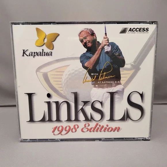 Links LS 1998 Edition Arnold Palmer (PC CD-ROM, 1997) 4-Disc Set