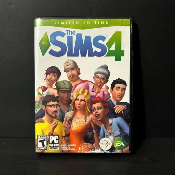 2014 Limited Edition The Sims 4, 2 Disc, For PC, Good Condition