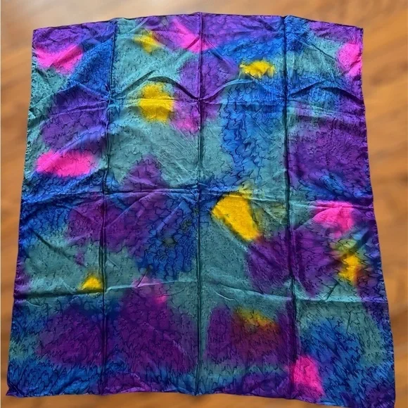 Hand Painted Silk Scarves Set of 3