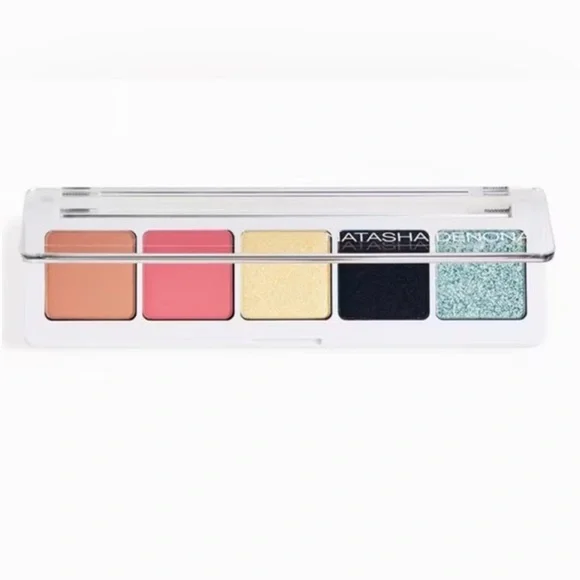 Natasha Denona Jubilee Eyeshadow Palette - Pink, Cream, Black, Aqua