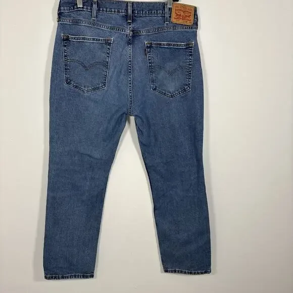 Levi’s 514 Jean‎ 38 X 30 Straight Leg Classic Denim Everyday Stretch Medium Wash