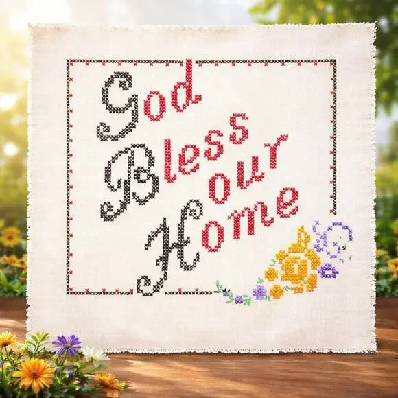 Vintage Vogart Cross Stitch Sampler 