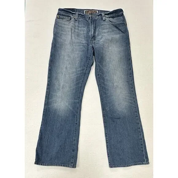Vintage Levi’s 527 Low Bootcut Jeans Mens Size 36x32 Y2K Flap Pockets Western