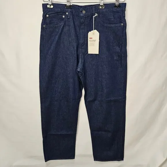 Levi's Men's [Read] Jeans Stay Loose Straight Leg Dark Blue Size 36x32(31)