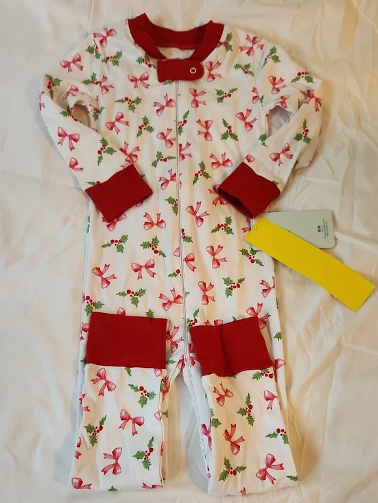 Magnolia Baby Red & White Christmas Pajamas