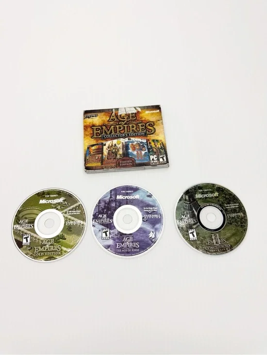 Age of Empires Collector's Edition PC CD-ROM Microsoft Video Game