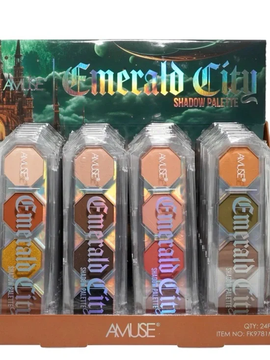AMUSE Emerald City Eyeshadow Palette - Warm & Earthy Tones