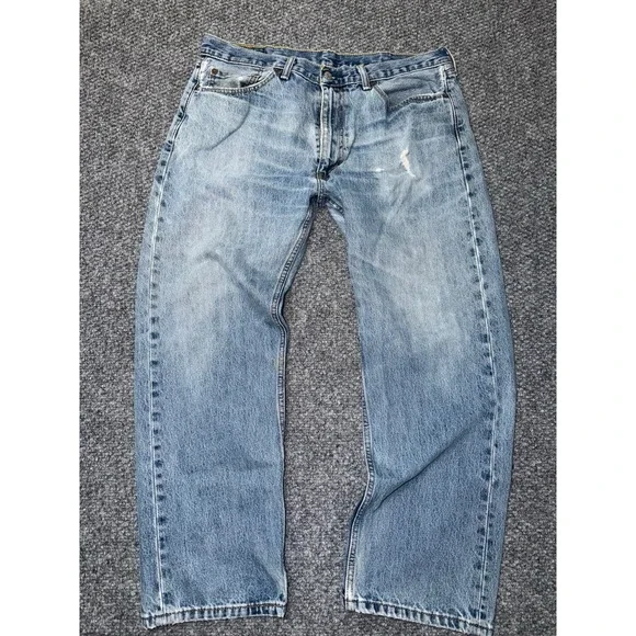 Levi's 505 Regular Fit Straight Leg Jeans Light‎ Wash W38 L29