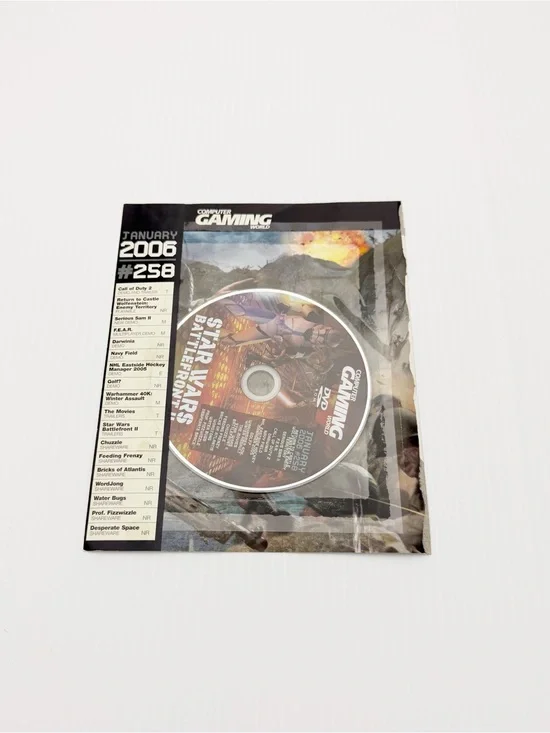 Computer Gaming World January 2006 Call of Duty 2 PC Game Demo Disc