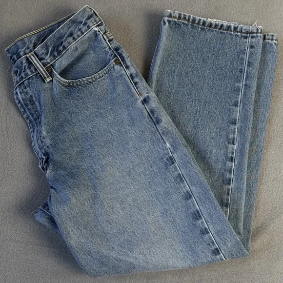Levi's 550 Jeans Men W34 L31 Light Wash 100% Cotton Relaxed Fit‎