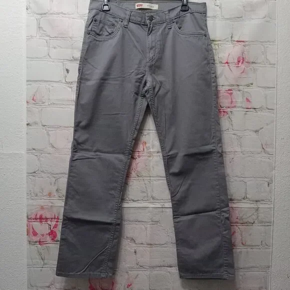 Levi Strauss &‎ CO 511 slim Gray sz 34x28