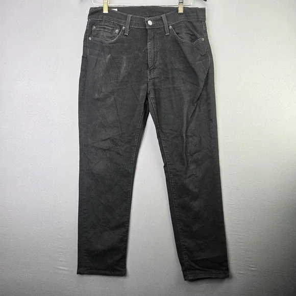 Levi's Jeans 511 Slim Fit 34x30 Black Denim WaterLess Mens Pants Casual