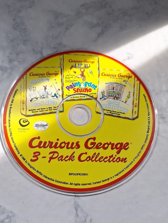 Curious George 3-Pack Collection PC Game - 1998