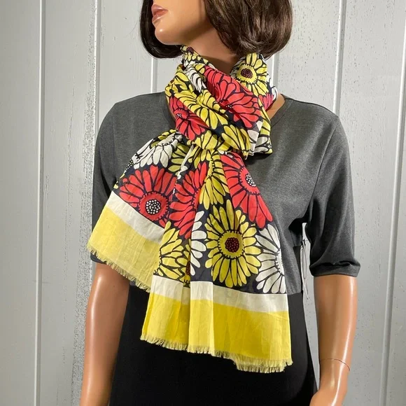 Talbots Women's Floral Oblong Scarf