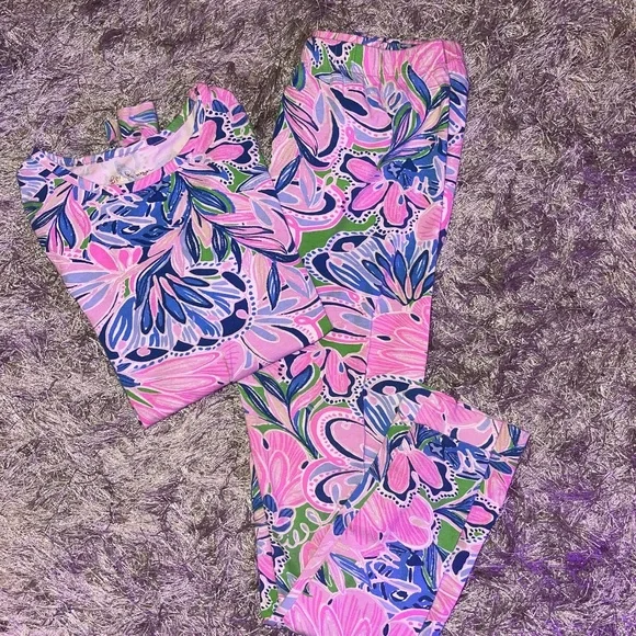 Girls Lilly Pulitzer Long Sleeve / Bottoms Pajama Set