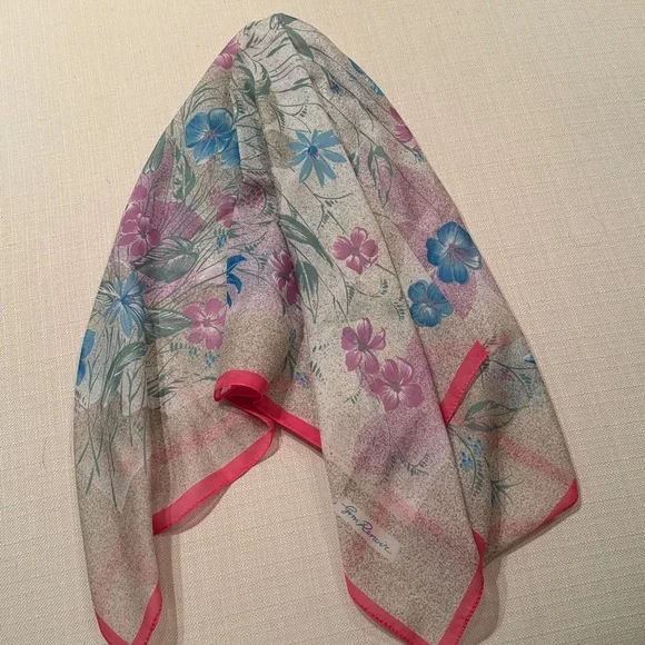Vintage Jim Renoir Large Scarf Italy