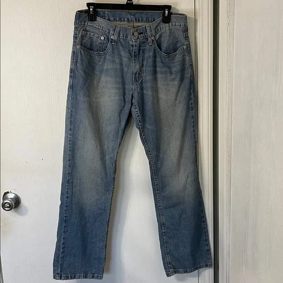 Levi's 559 Light Wash Men's Grungy Straight Leg Denim Jeans Size 31 X 30