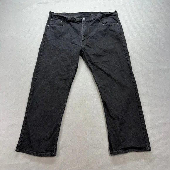 Levi's 569 Loose Straight Jeans Mens 40x30 Black Denim 00569-0125