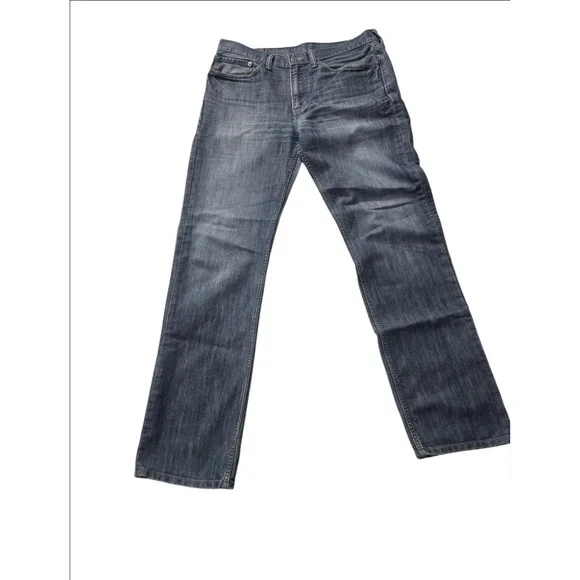 Levi's 514 Straight Fit Jeans Men's 34x34 Blue Denim Medium‎ Wash Actual 35x32