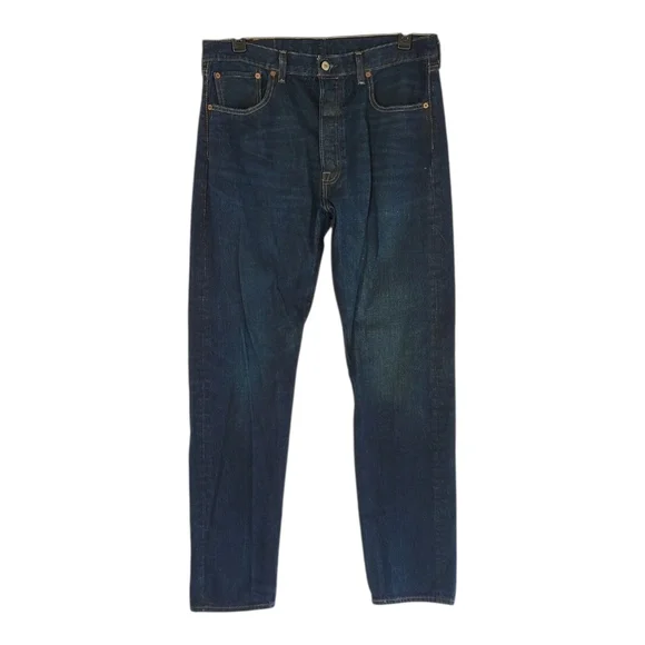 Levi's 501 CT Customized Tapered Dark Wash Jeans Mens 36x34 Button Fly