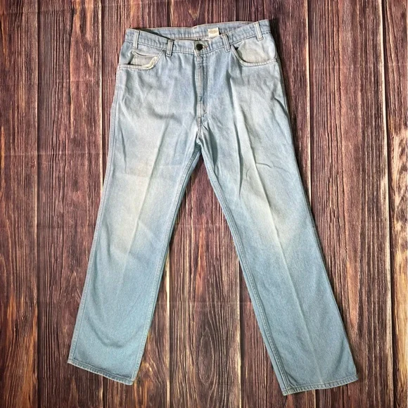 VINTAGE Levis 769 Skosh Jeans 36x30 Light Blue Denim For Men‎