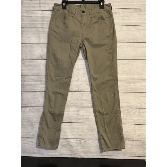 Levi's Men's 511 Slim Fit Jeans‎ 33x32 Khaki Tan Cotton Pants