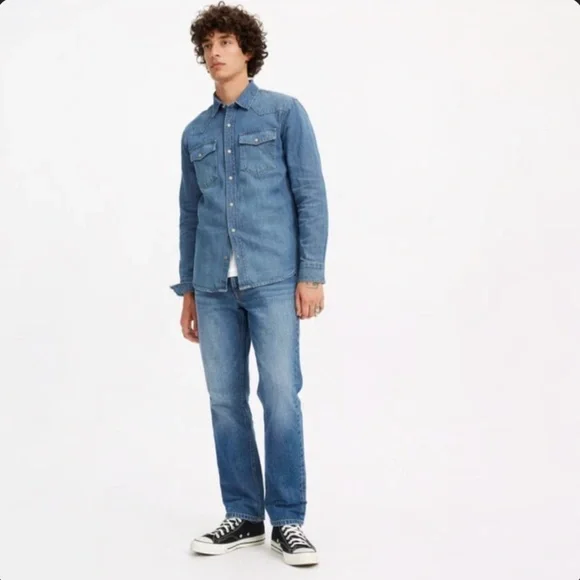 Levi's 511 straight leg Jeans Medium Wash 28X30 denim pants