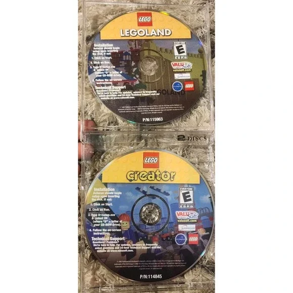 LEGO LEGOLAND CREATOR PC VIDEO‎ GAME RATED EVERYONE VALUSOFT VIRTUAL BUILDING