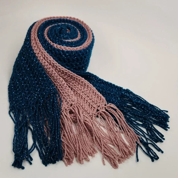 Two sparkly scarves