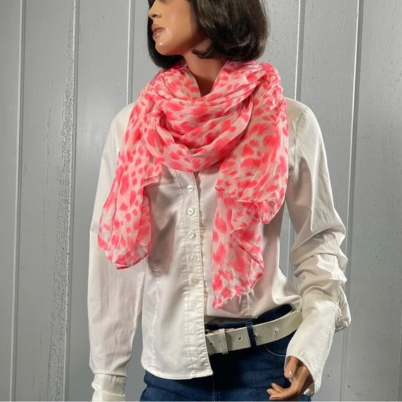 *Women's Leopard Print Shawl Large Scarf