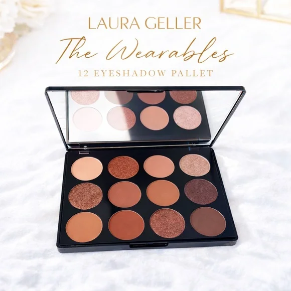 Laura Geller The Wearables 12 Eyeshadow Palette - Rich Browns and Creams