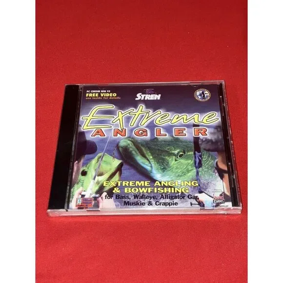 Vintage Stern Extreme Angler PC Game Angling & Bowfishing Win 95 CDROM Base