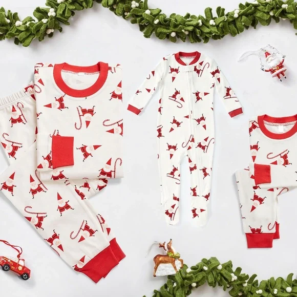 Smiley Santa Organic Cotton Pajama- PBK