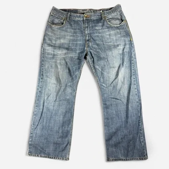 Vintage Levi SilverTab True Boot Cut Med Wash Loose Fit Size 40x32‎ (42x32)