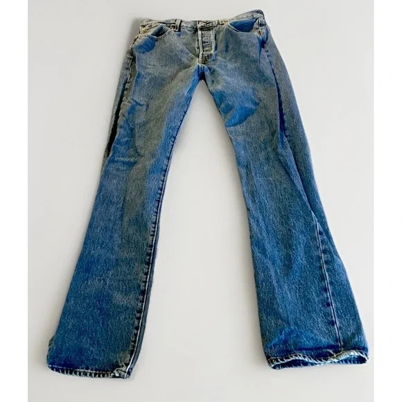 Levi's‎ Men's 501 33x34 Original Straight Fit Jeans Button Fly