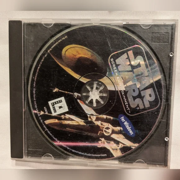 Vintage Star Wars Screen Entertainment Disc for Windows
