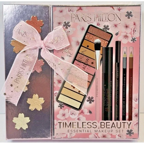 Paris Hilton Timeless Beauty Essential Makeup Set Eyeshadow Palette Mascara