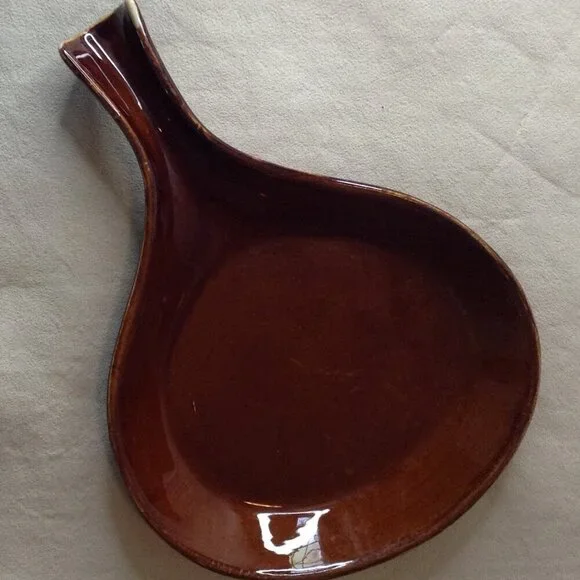 VTG Hall #1677(2) Stoneware Skillet Dishes; 12x8