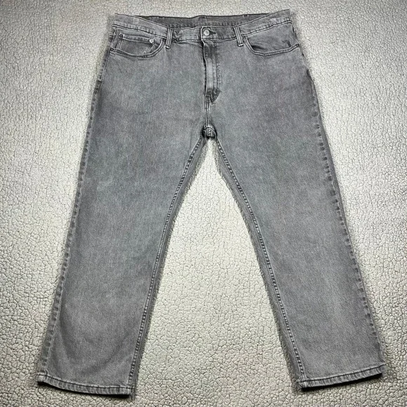 Levis 559 Relaxed Straight Gray Denim Jeans Mens 40x30 (40x27)