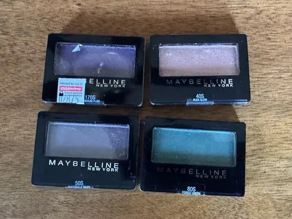 NEW Maybelline Expert Wear Eyeshadow Lot 80S 50S 40S 170S (Retail $19)