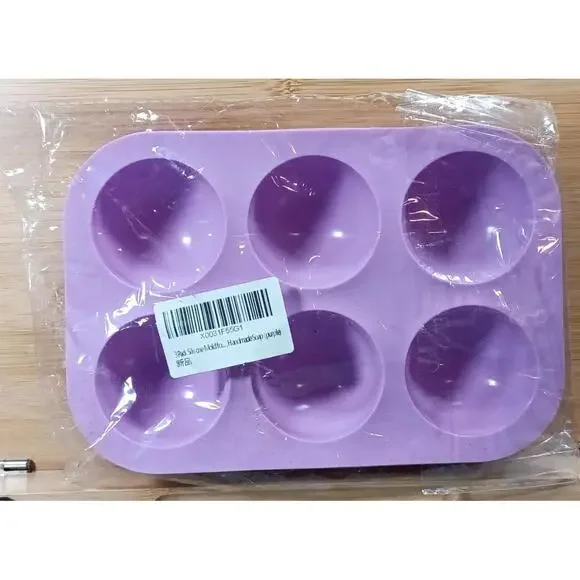 Silicone Half Sphere Baking Mold - 6‎ Cavity