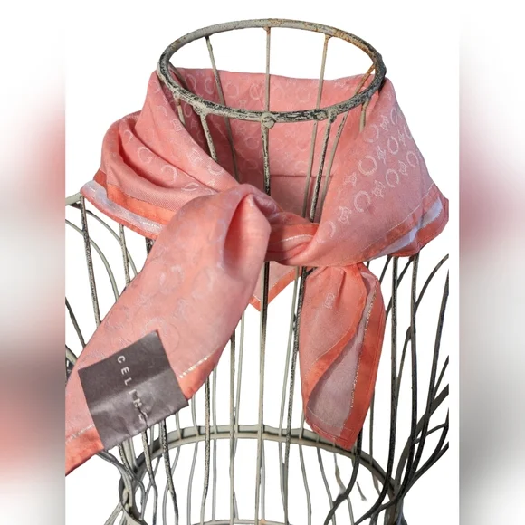 Celine Vintage Handkerchief Woven Fabric